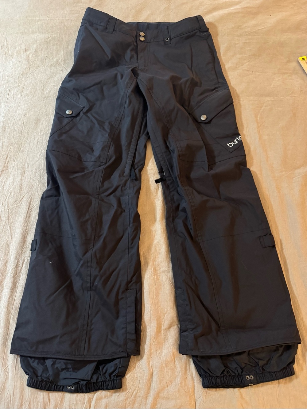 Burton Black Waterproof Snow Pants Size Medium
